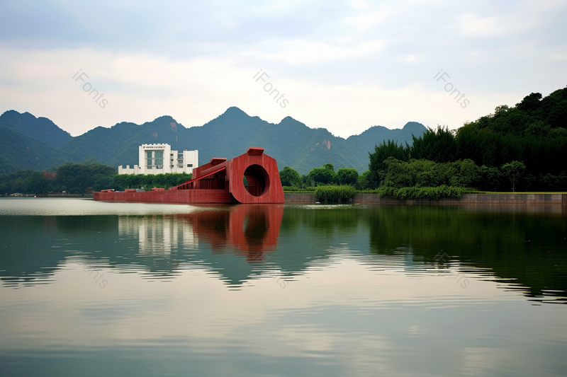 水乡新农村小桥流水田园风摄影图,高清,摄影图,摄影图片,图片大全,摄影图免费下载